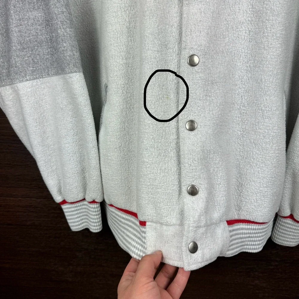 Vintage Wilson Athletic Department Fleece Varsity Jacket size Medium or Large